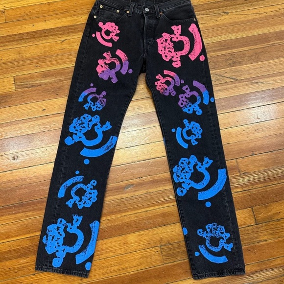 DM TO BUY brand new size 32x30 Denim tear bstroy 501 levi strauss